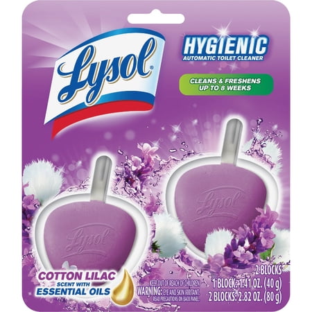 Lysol Hygienic Automatic Toilet Bowl Cleaner - Fresh Scent - 2 Count, Lavender
