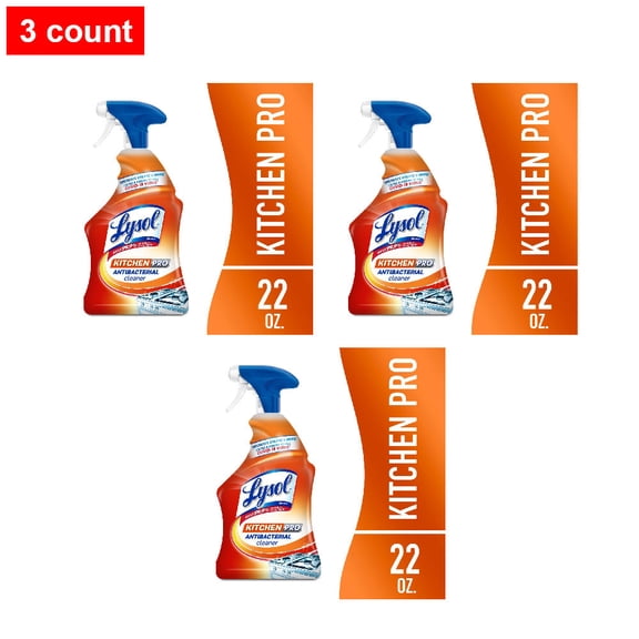 Lysol Kitchen Pro All Purpose Cleaner Citrus 22 fl oz - 3 count