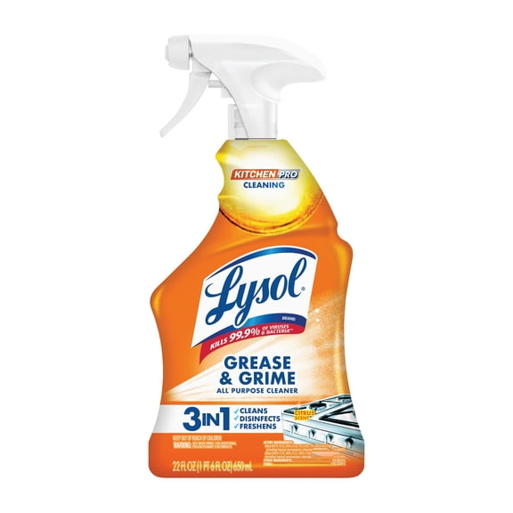 Lysol Kitchen Pro Antibacterial Kitchen Cleaner - Pack of 18
