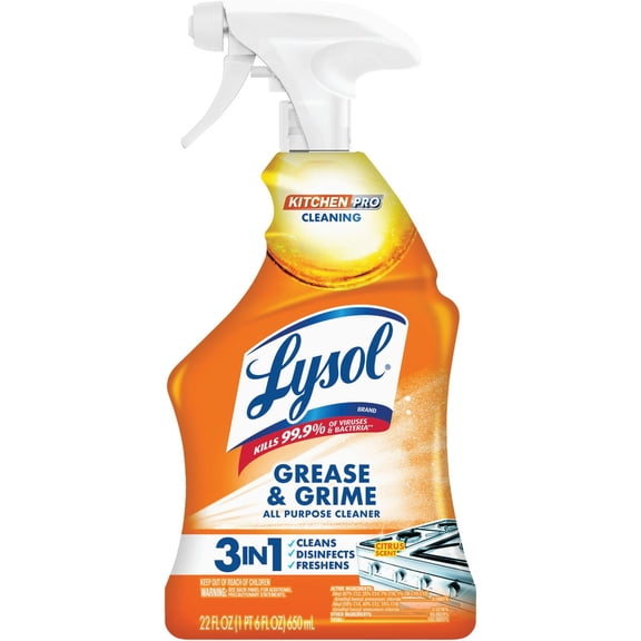 Lysol Kitchen Pro Antibacterial Kitchen Cleaner - Pack of 2