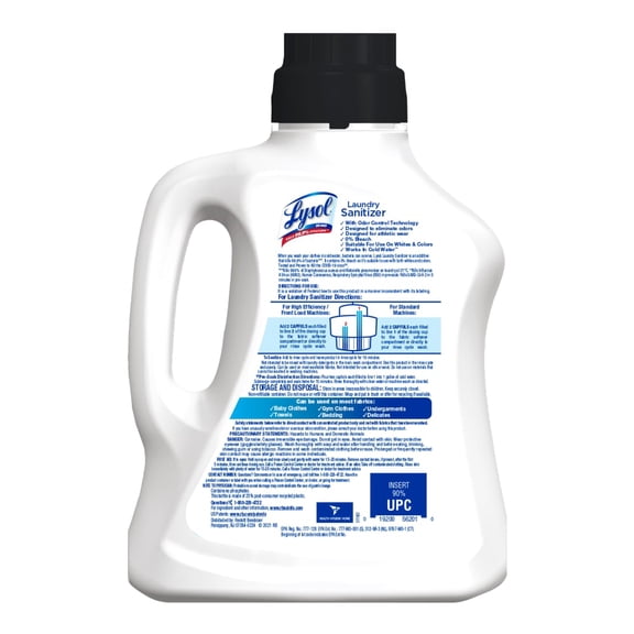 Lysol Laundry Sanitizer 0% Bleach Sport 90 fl oz - Pack of 1
