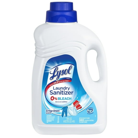 Lysol Laundry Sanitizer Additive, Crisp Linen (150 Ounce)