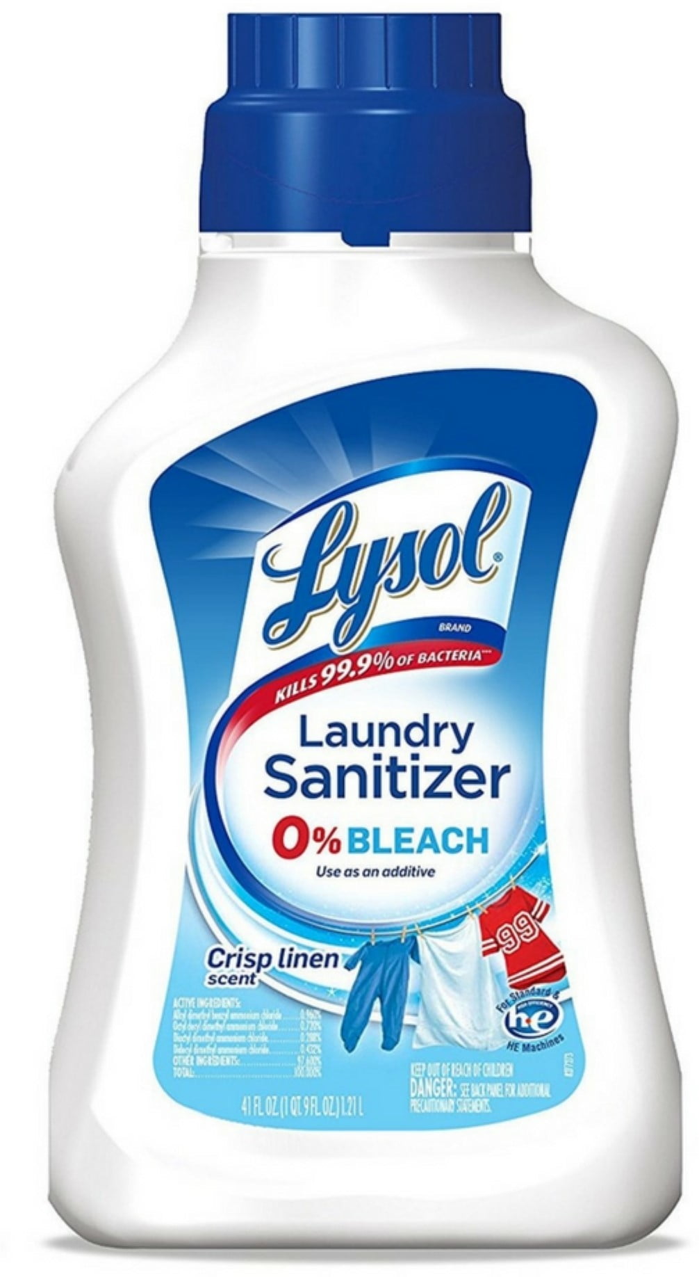 Lysol Laundry Sanitizer Additive, Crisp Linen, 41 Oz, 3 Pack