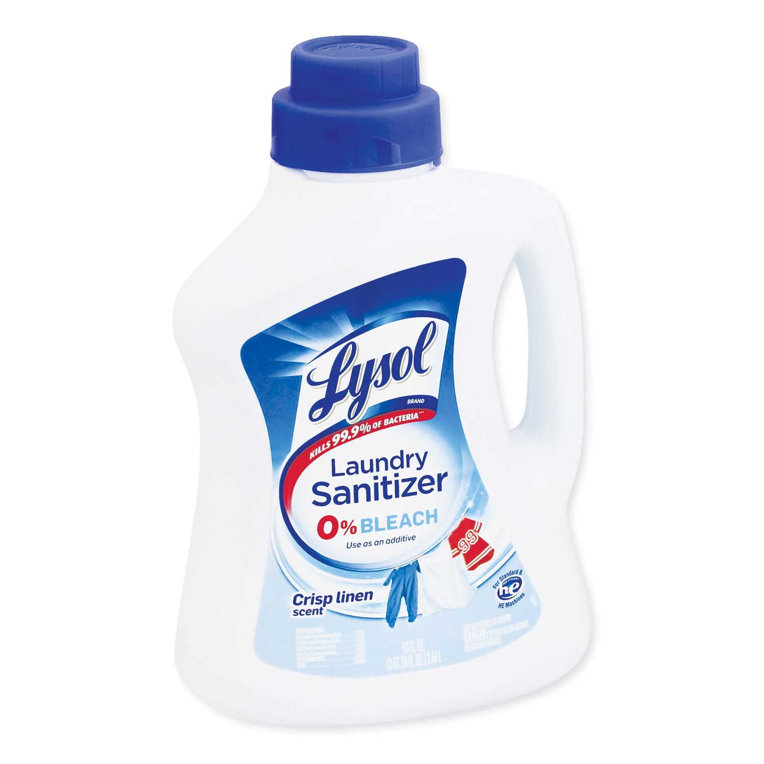 Lysol Laundry Sanitizer Additive, Crisp Linen, 90oz