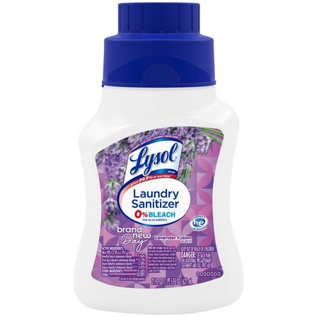Lysol® Laundry Sanitizer Additive, Eliminates Odor Causing Bacteria, Lavender Fusion, 21 oz