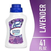 Lysol® Laundry Sanitizer Additive, Eliminates Odor Causing Bacteria, Lavender Fusion, 41oz (4 Pack)
