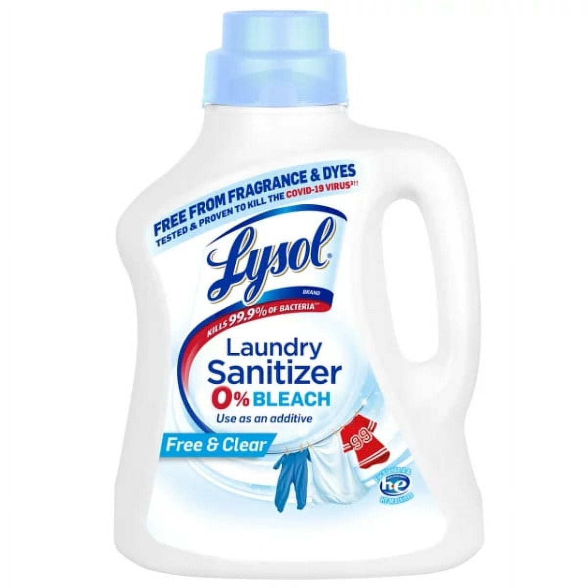  Clorox Laundry Sanitizer, Unscented, 42 Fl Oz : Health &  Household