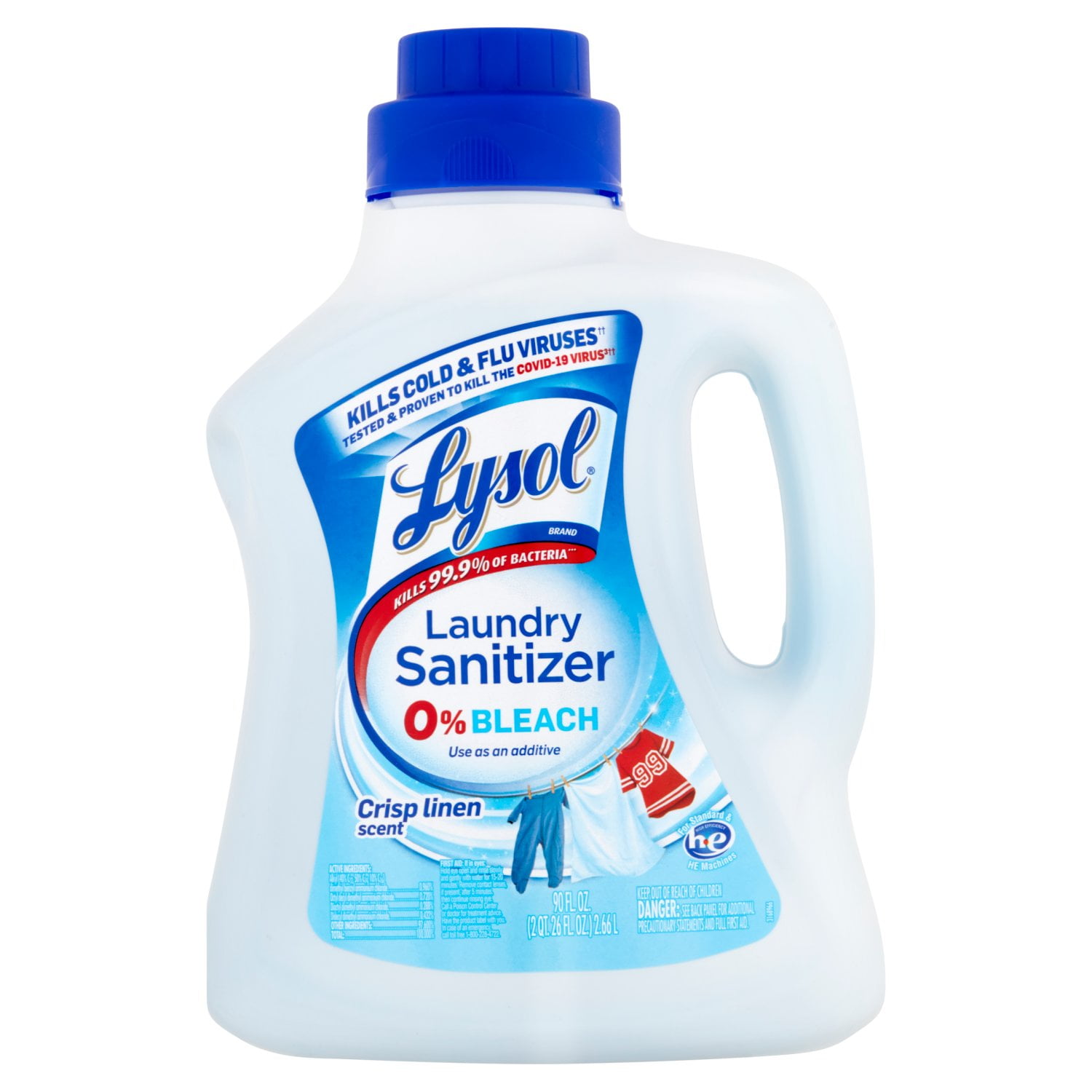 Lysol Laundry Sanitizer Crisp Linen Scent 90 oz Package May Vary