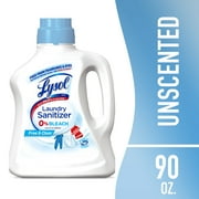 Lysol® Laundry Sanitizer Additive, Sanitizing Liquid for Clothes and Linens, Eliminates Odor Causing Bacteria, Free from Fragrance & Dyes, 90oz