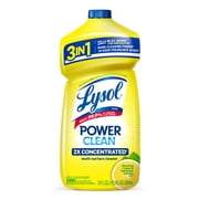 Lysol All Purpose Cleaner, Multi-Surface Disinfectant Floor Cleaner for Mopping Solution, for Bathroom & Kitchen, Lemon & Sunflower, 28 fl oz