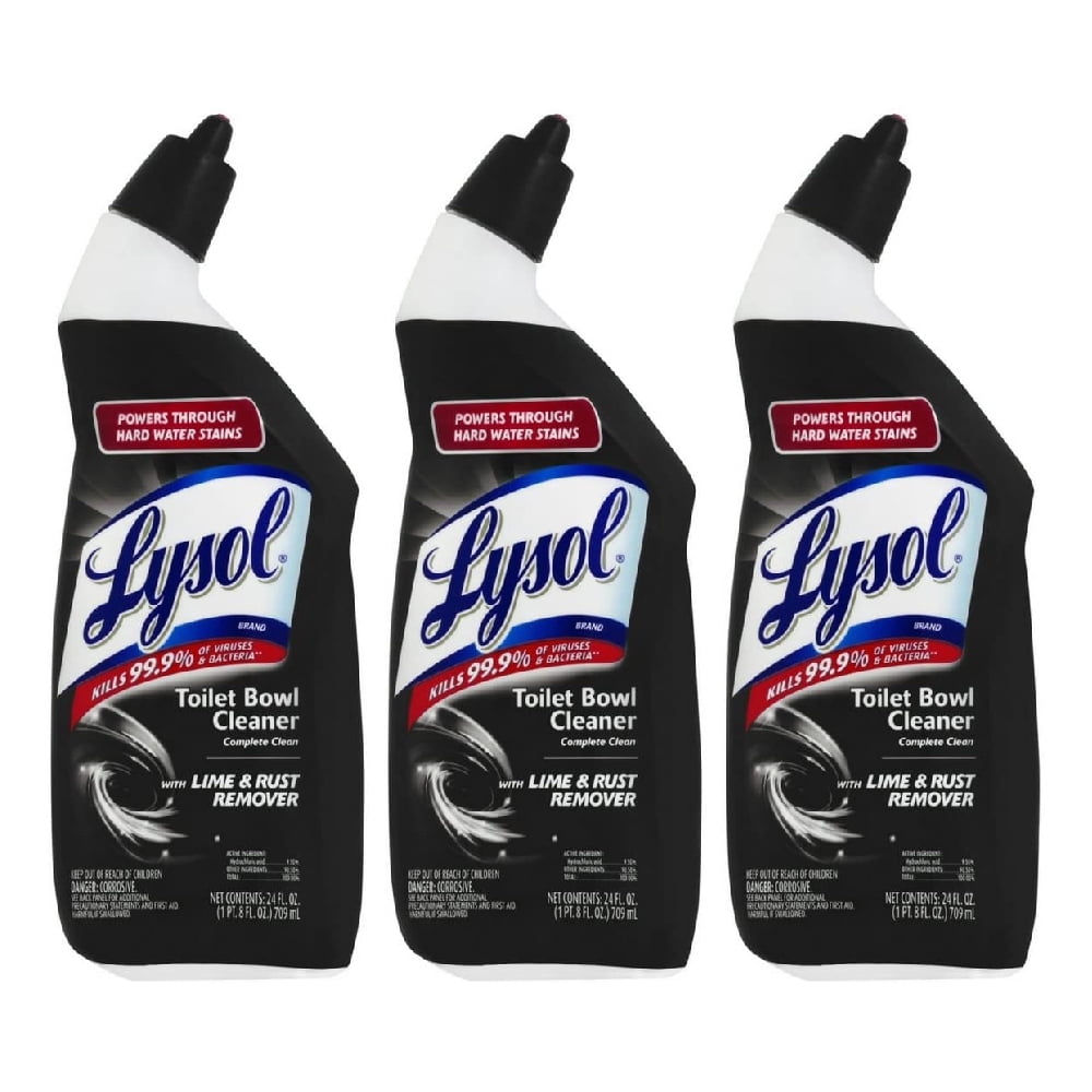 Lysol Lime & Rust Toilet Bowl Cleaner Gel, Hard Water Calcium Removal