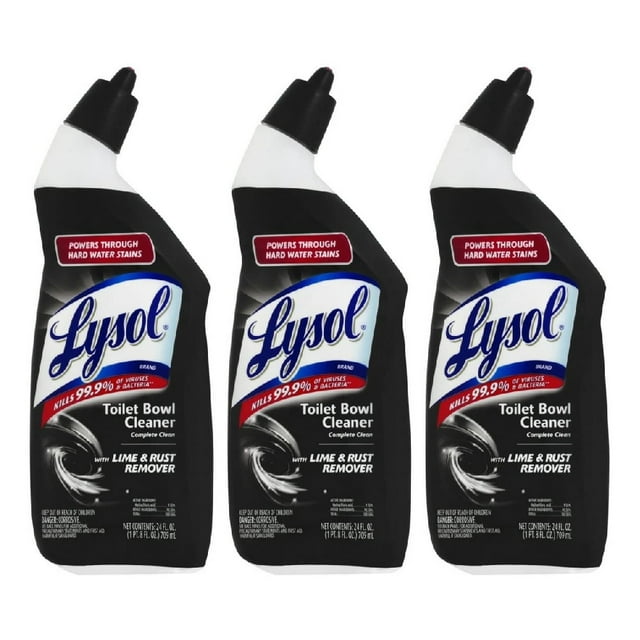 Lysol Lime & Rust Toilet Bowl Cleaner Gel, Hard Water Calcium Removal