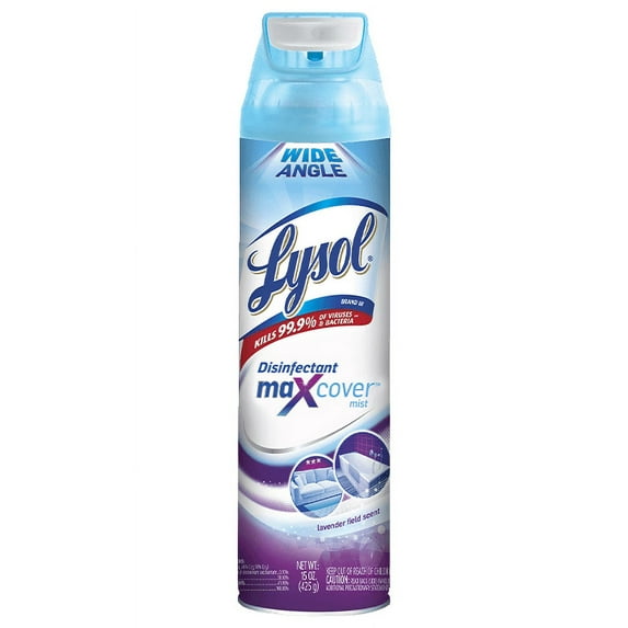 Lysol Max Cover Disinfectant Mist, Garden After Rain, 15oz, Tested and Proven to Kill COVID-19 Virus, Packaging May Vary