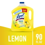 Lysol, Multi-Surface Cleaner, Clean & Fresh, Value Size, Sparkling Lemon and Sunflower Essence, 90 Fl Oz