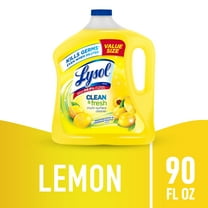 Lysol, Multi-Surface Cleaner, Clean & Fresh, Value Size, Sparkling Lemon and Sunflower Essence, 90 Fl Oz