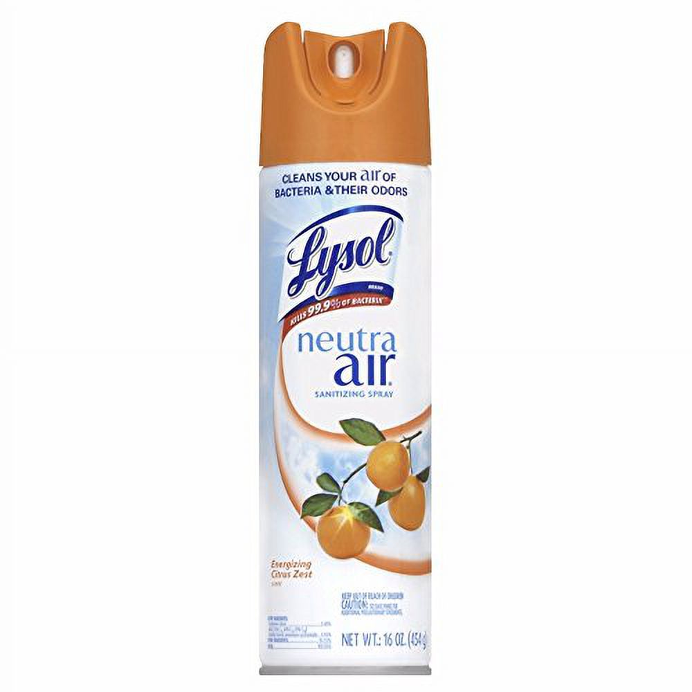 Lysol Neutra Air Sanitizing Spray Air Freshener, Aerosol, Energizing