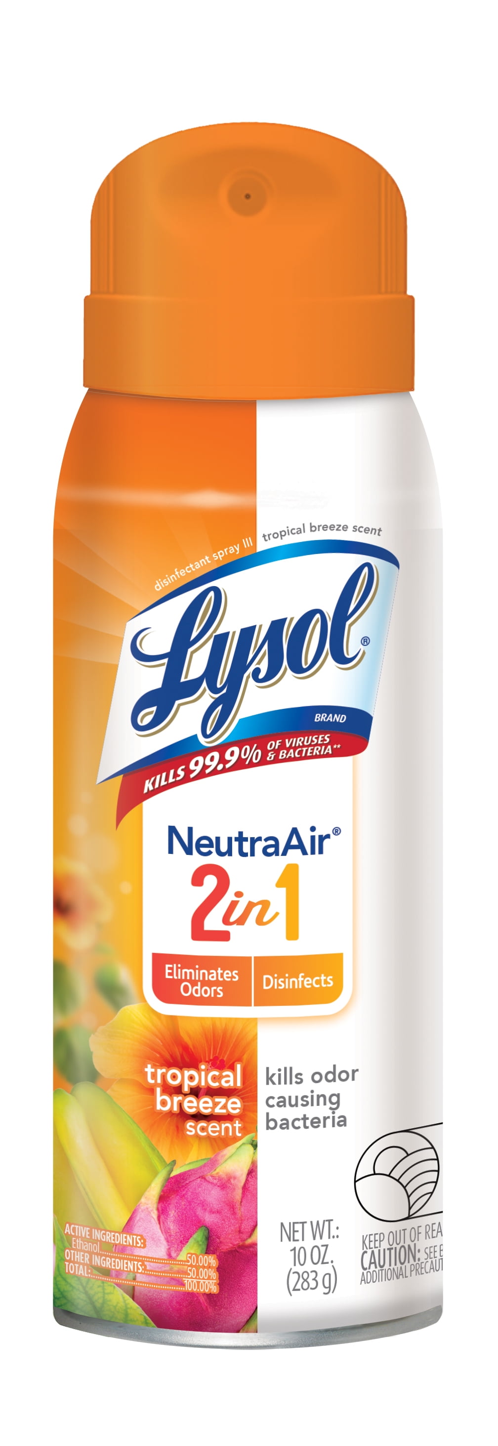 Lysol Neutra Air Tropical Breeze Scent Disinfectant Spray 10 oz 1