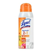 Lysol NeutraAir Disinfectant Spray, 2 In 1: Eliminates Odors and Disinfects, Tropical Breeze, 10 Fl Oz.