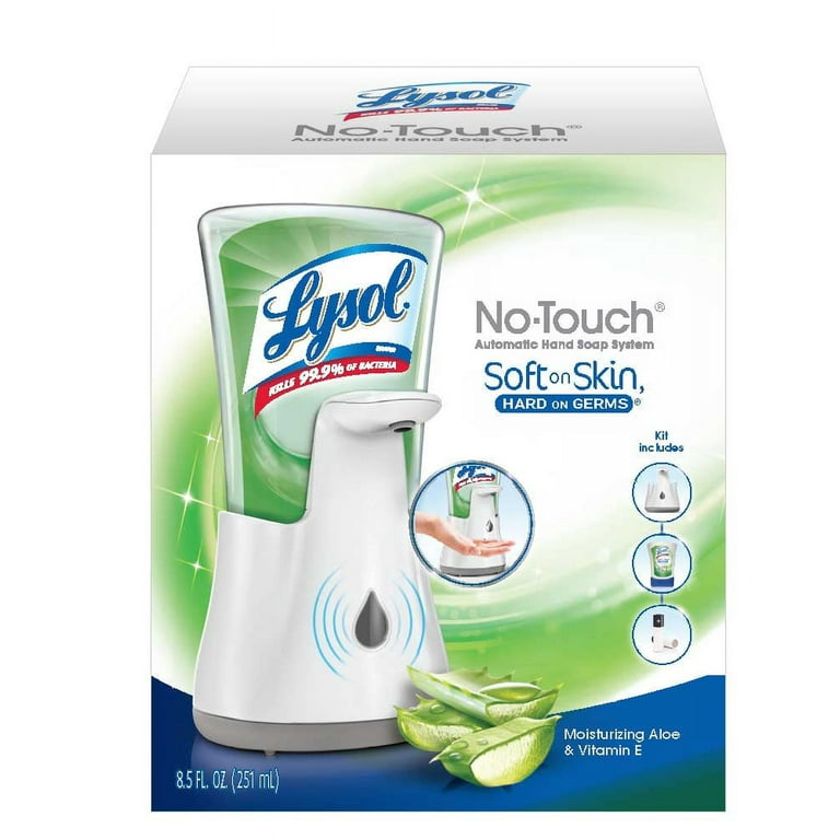 Lysol No Touch Hand Soap Dispenser NEW! W/ Soap Refill hotsell