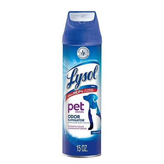 Lysol Pet Odor Eliminator, 15 oz, Fresh Scent (Pack of 2)