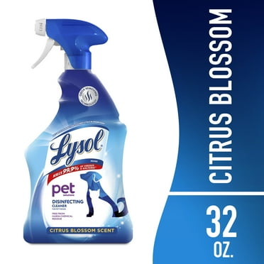 Lysol Pet Solutions –Disinfecting Cleaner, Citrus Blossom Scent, 32 fl oz