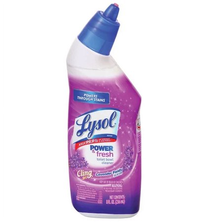 Lysol Power & Fresh Cling Gel Lavender Fields Scent Toilet Bowl Cleaner 8 Oz (3 Pack)