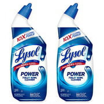Lysol Power Toilet Bowl Cleaner, 24 Ounce (Pack of 2)