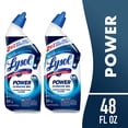 thumbnail image 1 of Lysol Toilet Bowl Cleaner Clinging Gel, Power, Disinfecting Bathroom Cleaner and Toilet Bowl Stain Remover, 24 fl oz (2 Pack), 1 of 10
