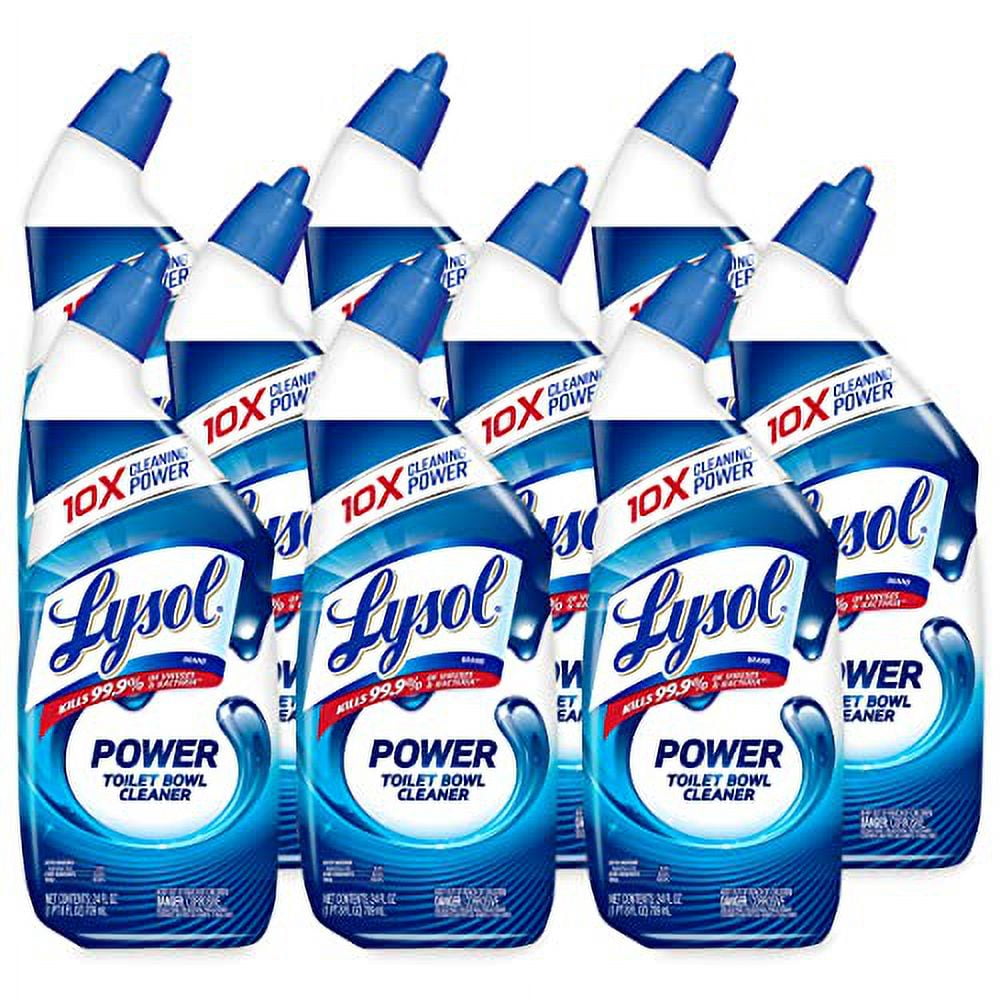 Lysol Power Toilet Bowl Cleaner Gel, For Cleaning and Disinfecting