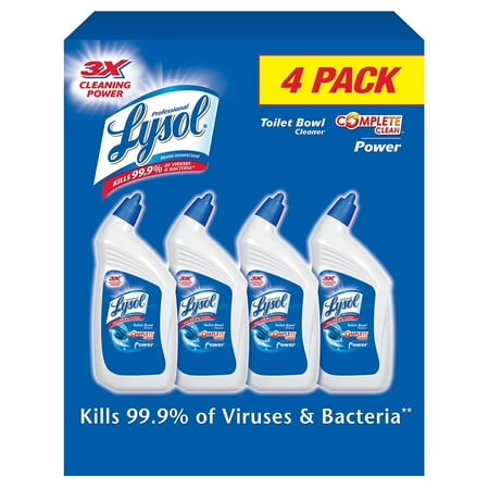 Lysol Professional Bathroom Cleaner, Original, 32 oz, 4 Pack