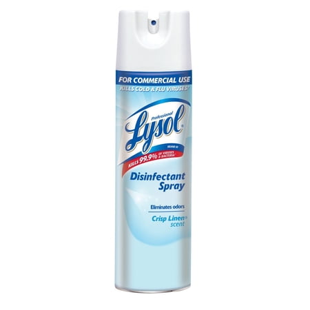 Lysol Professional Disinfectant Spray, Crisp Linen, 19Oz