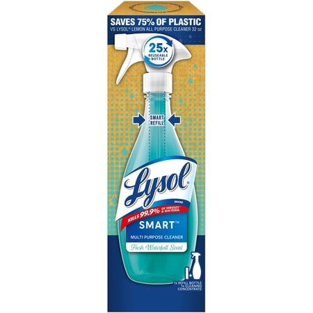 Lysol SMART Multi-Purpose Cleaner - 1+4 Fresh Waterfall EComm Starter Kit - 6/1 ct
