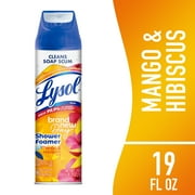 Lysol Brand New Day Shower Cleaner Foam, Mango & Hibiscus, 19 fl oz