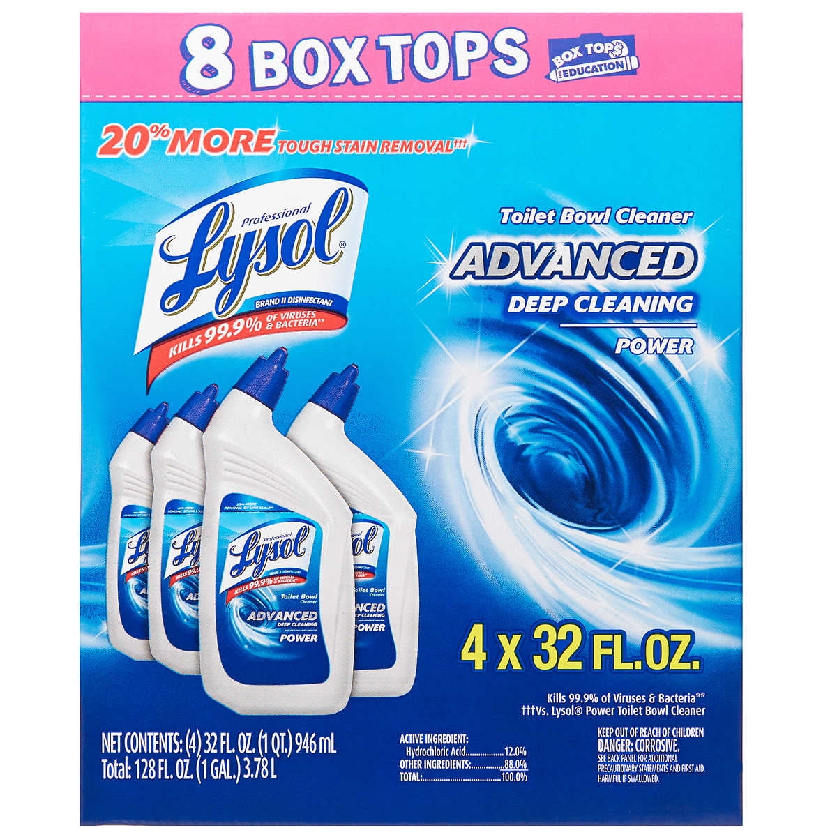 Lysol Toilet Bowl Cleaner 32oz 4count