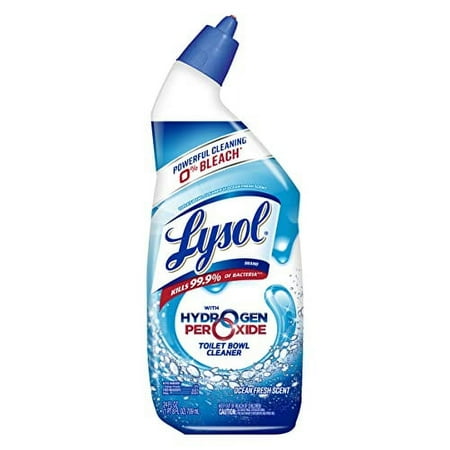 Lysol Toilet Bowl Cleaner Bleach Free, Ocean Fresh Scent, 24 oz, 2 Pack