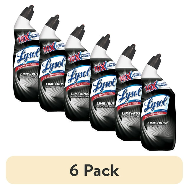 (6 pack) Lysol Toilet Bowl Cleaner Gel, for Cleaning and and