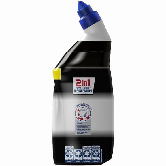 (4 pack) Lysol Toilet Bowl Cleaner Clinging Gel, Lime & Rust Remover, Disinfecting Bathroom Cleaner and Toilet Bowl Stain Remover, 24 fl oz (2 Pack)