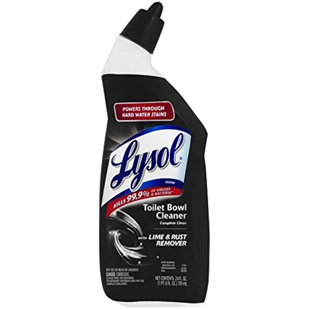 Lysol Toilet Bowl Cleaner With Lime And Rust Remover, 24 Ounce