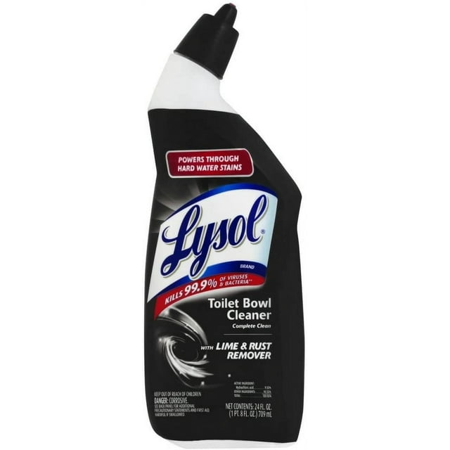 Lysol Hard Water Clinging Toilet Bowl Cleaner with Lime and Rust