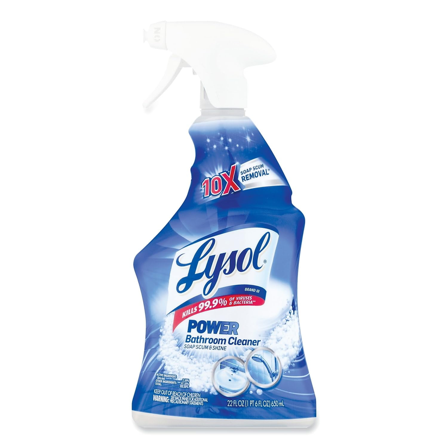 Lysol With Hydrogen Peroxide Bathroom Cleaner, Cool Spring Breeze, 22 ...