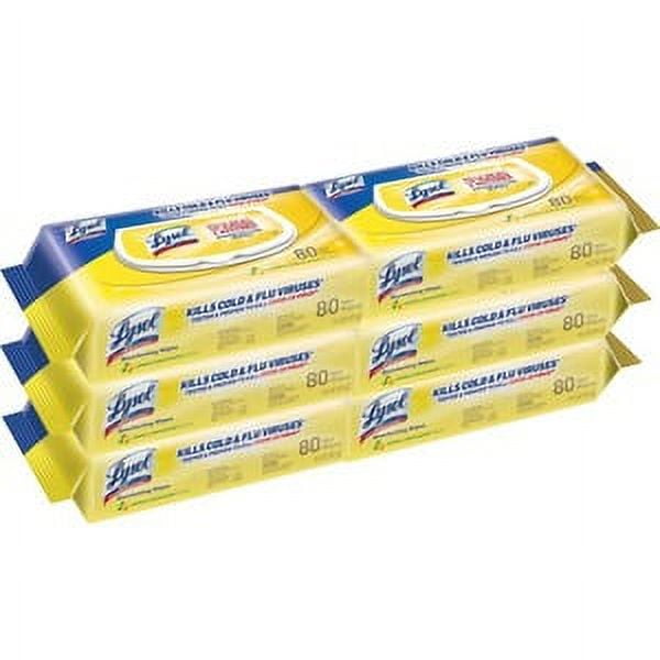 Lysol ard Non-Porous Surfaces Disinfecting Wipes, Lemon & Lime Blossom, 480 Count