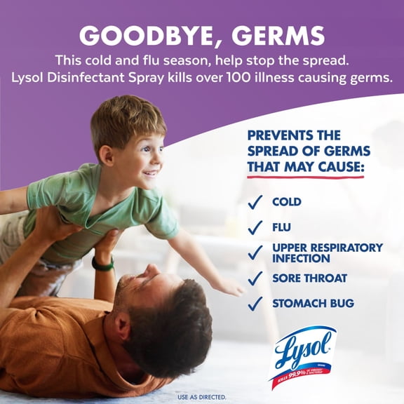 LysolDay Disinfectant Spray Lavender & Cotton Blossom 19 oz - Pack of 1