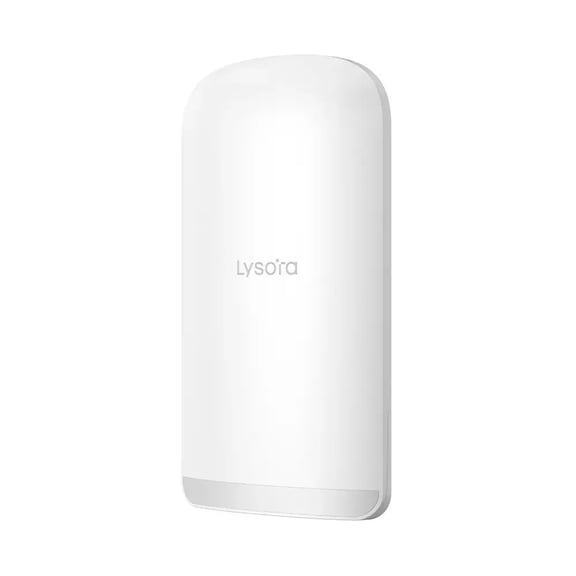 Lysora CPE3-P 5GHz Outdoor WiFi Bridge with PoE Out, 867Mbps Point-to-Point CPE, 13dBi Antenna, 1.86 Mile Range, IP55, Adapter Included
