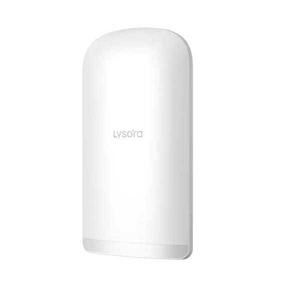 Lysora CPE5 2pcs 5GHz 867Mbps 3.11mi IP55 Wireless Bridge 16dBi Gig Ports & PoE