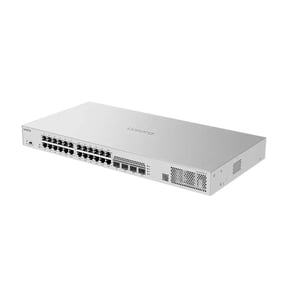 Lysora LS2-24GT4SFP-P 24-Port Gigabit PoE Switch, 370W PoE+ Budget, L2 Managed, 4 SFP Uplinks, 19" Rack Mount, Security Camera Network