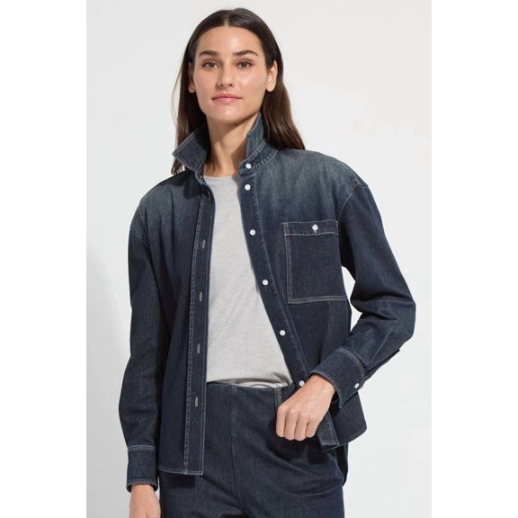 Lysse Cassidy Denim Shacket 3816