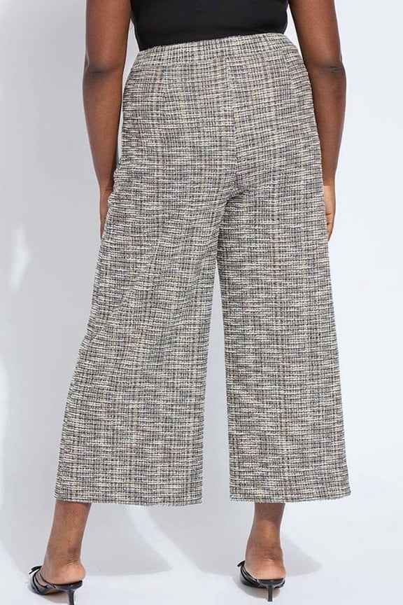Charlotte Ankle St Tweed Palazzo Curvy (25" Inseam) 3668