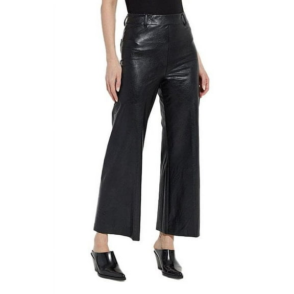 Lysse Hi Waist Vegan Leather Wide Leg 3253