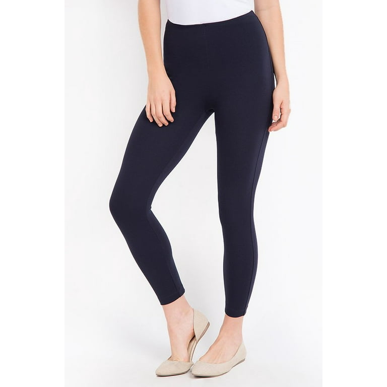 Lysse Leggings 5255 High Waist Back Zip Crop Pant 