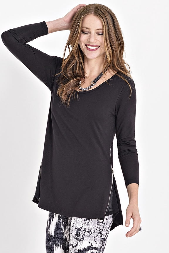 Long Sleeve Zip Top 2186T